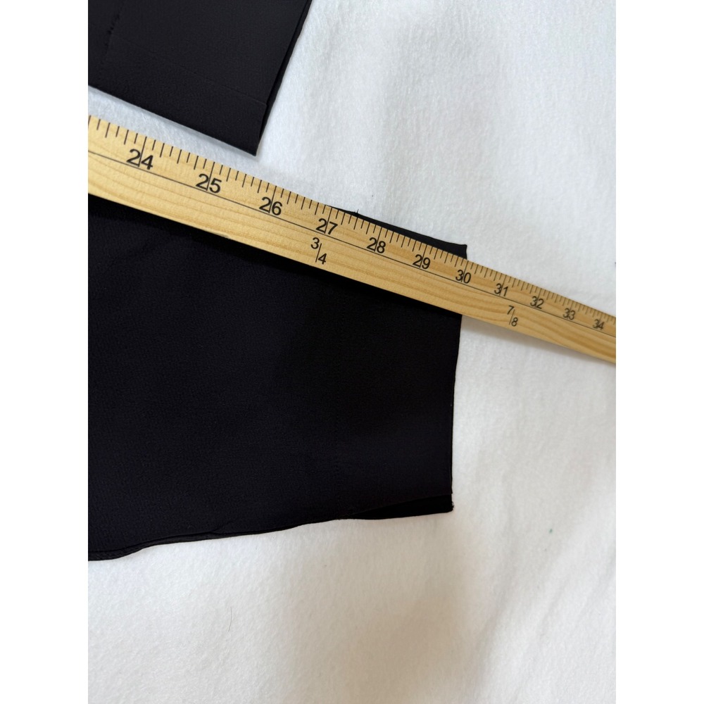 Athleta Wander Slim Ankle Pant Black Mid Rise Zip Pocket Tech Women Size 16T - Picture 4 of 9